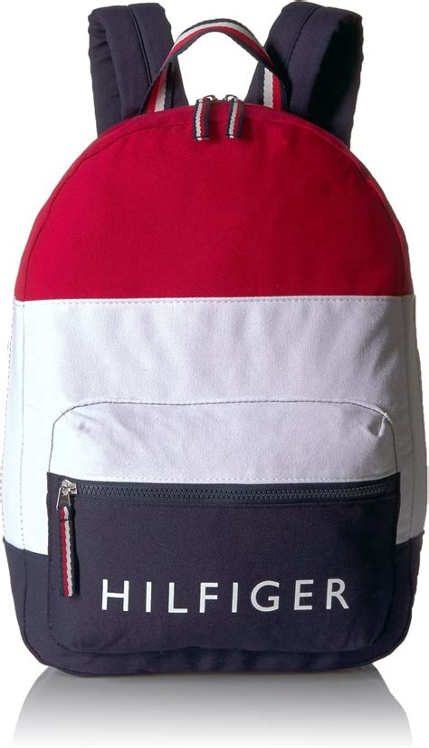 tommy hilfiger backpack patriot colorblock canvas|Tommy Hilfiger Men's Backpack Patriot Colorblock Canvas.